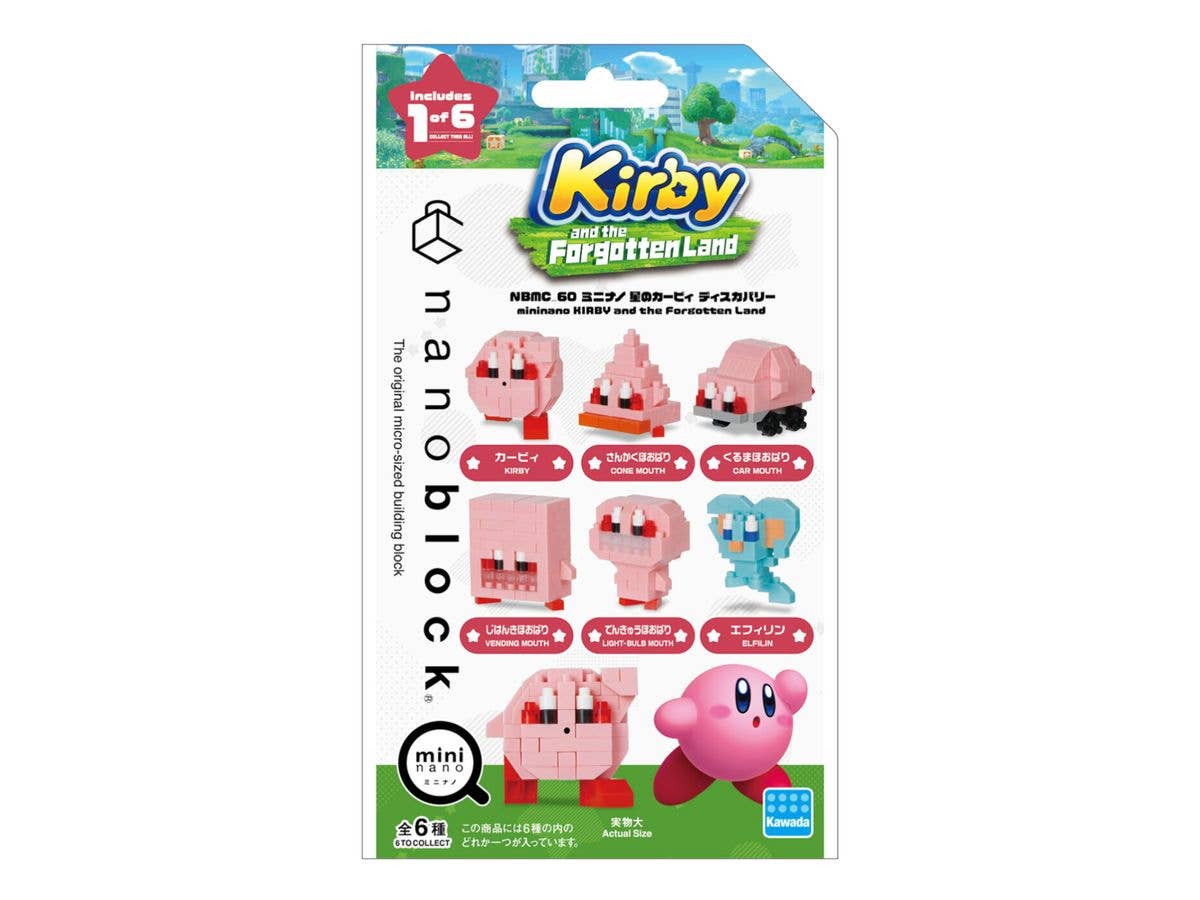Nanoblock Kirby and the Forgotten Land (Blind Box of 6) "Kirby" | 4972825222720