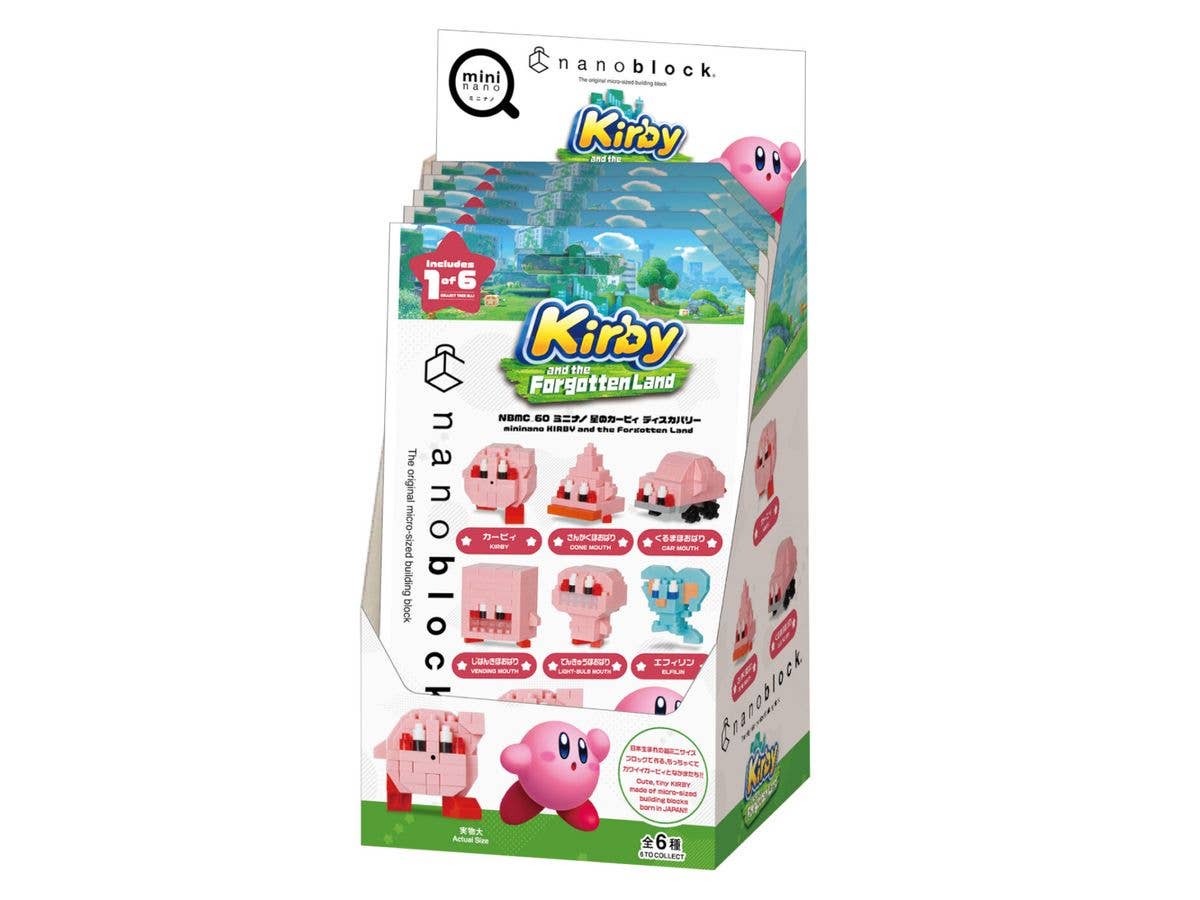 Nanoblock Kirby and the Forgotten Land (Blind Box of 6) "Kirby" | 4972825222720