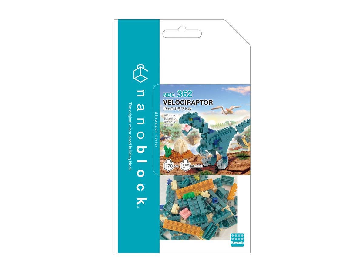 Nanoblock Collection Series Velociraptor "Dinosaurs" | 4972825223796