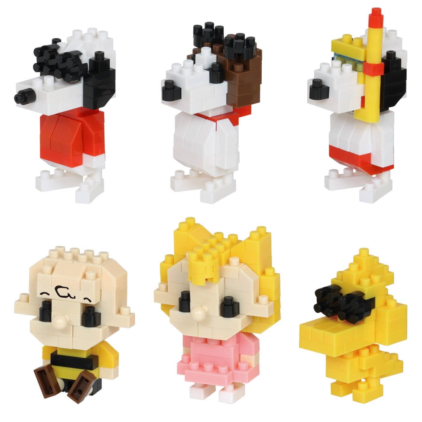 Nanoblock mininano Series PEANUTS vol.3 "PEANUTS", Blind Box of 6 | 4972825224038