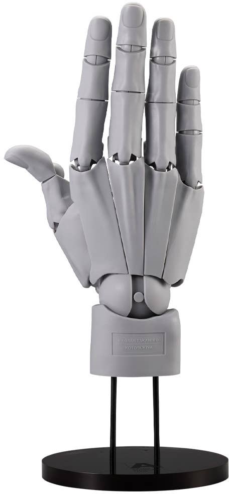 KOTOBUKIYA ARTIST SUPPORT ITEM HAND MODEL MEN’S/R -GRAY- | 4934054070763