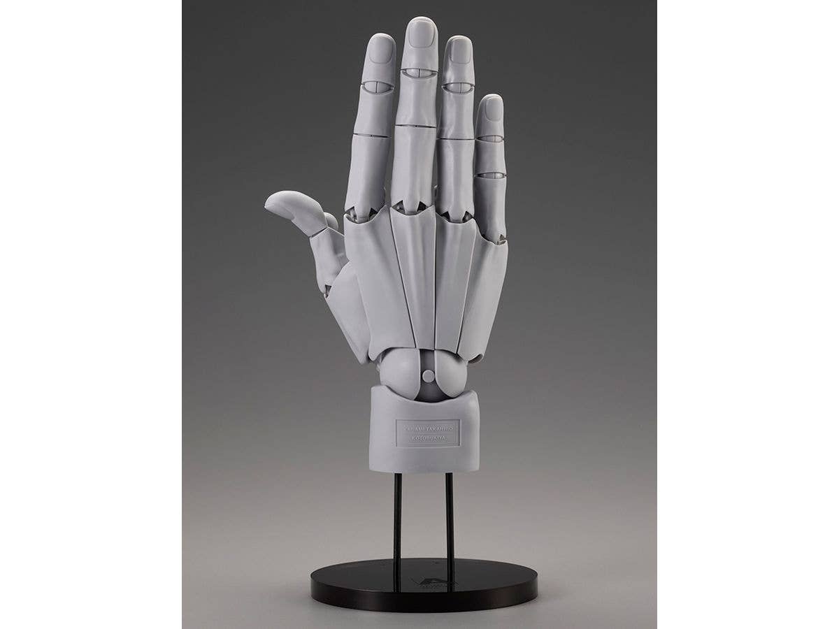 KOTOBUKIYA ARTIST SUPPORT ITEM HAND MODEL MEN’S/R -GRAY- | 4934054070763