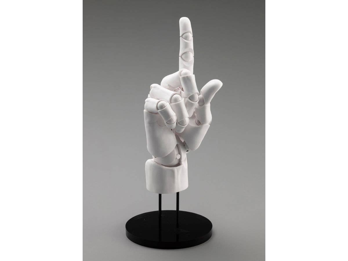 KOTOBUKIYA ARTIST SUPPORT ITEM HAND MODEL MEN’S/R -WHITE- | 4934054070770