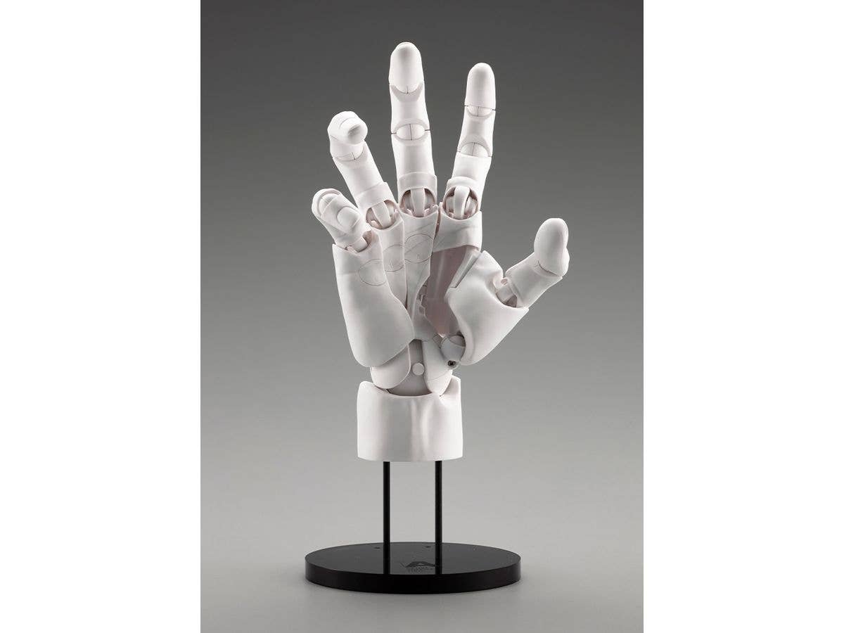 KOTOBUKIYA ARTIST SUPPORT ITEM HAND MODEL MEN’S/R -WHITE- | 4934054070770