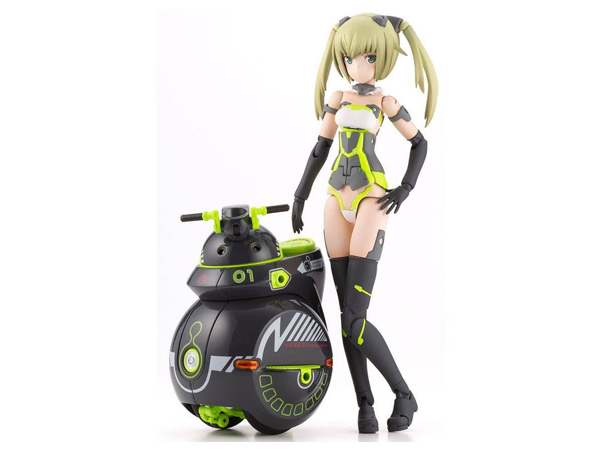 Kotobukiya Frame Arms Girl Series Innocentia (Racer) & Noseru (Racing Specs Ver.), Figure Kit | 4934054042883