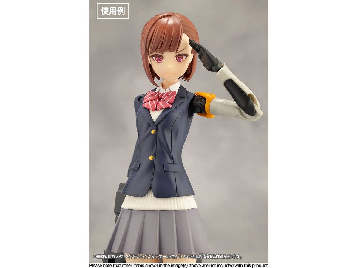KOTOBUKIYA CUSTOMIZED FACE & DECAL SET Vol.2 | 4934054061877