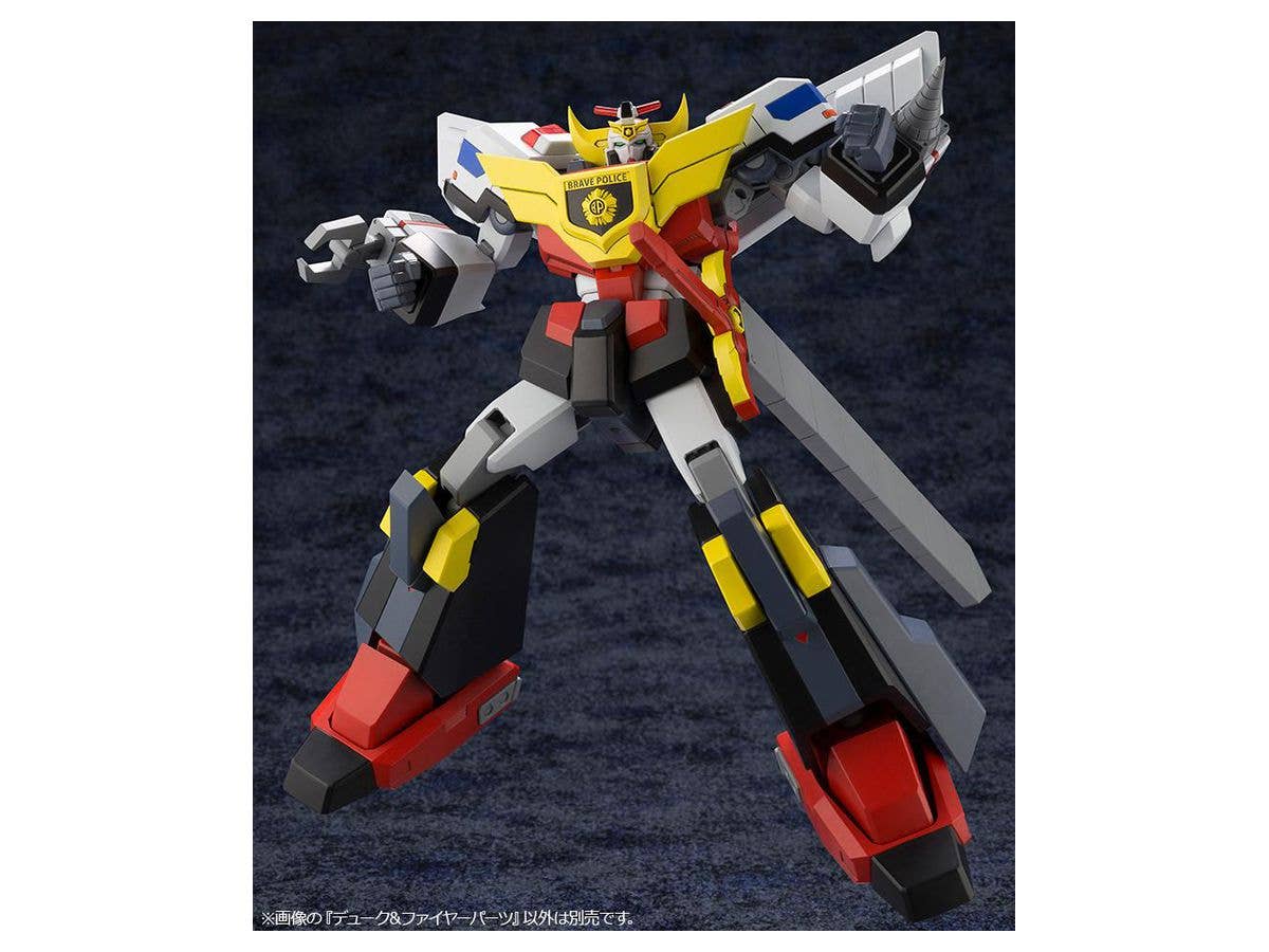 Kotobukiya The Brave Police J-Decker Series Duke & Fire Parts, Action Figure Kit | 4934054023851