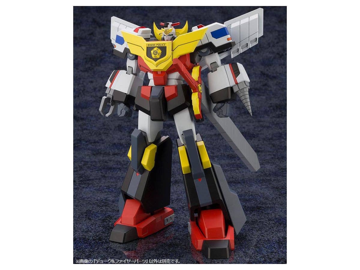 Kotobukiya The Brave Police J-Decker Series Duke & Fire Parts, Action Figure Kit | 4934054023851