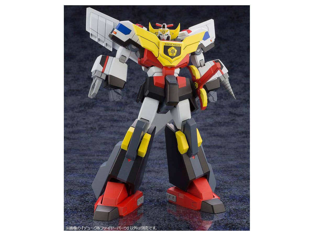 Kotobukiya The Brave Police J-Decker Series Duke & Fire Parts, Action Figure Kit | 4934054023851