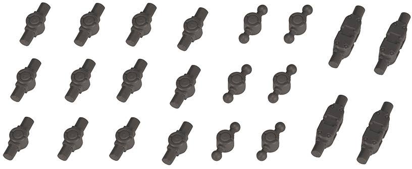 KOTOBUKIYA MECHA SUPPLY21 JOINT SET Type E GUNMETALLIC Ver. | 4934054063239