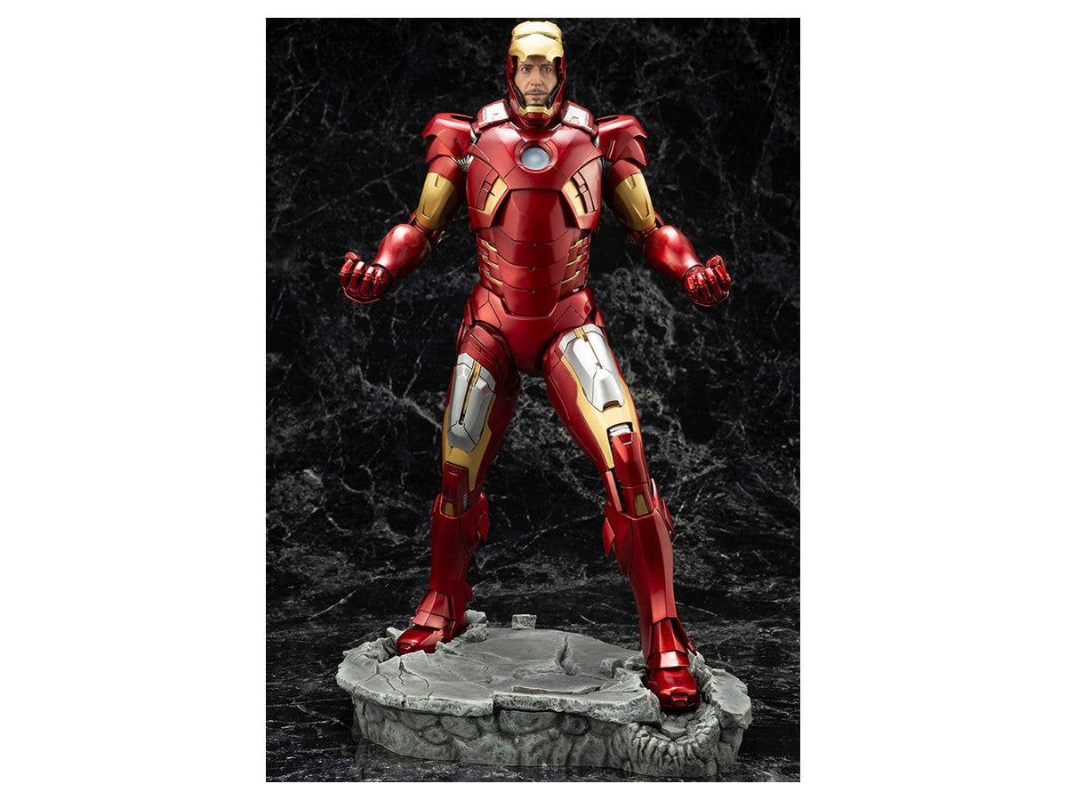 Kotobukiya 1/6 Avengers Series Marvel Avengers Movie Iron Man Mark 7 Artfx Statue | 4934054016464