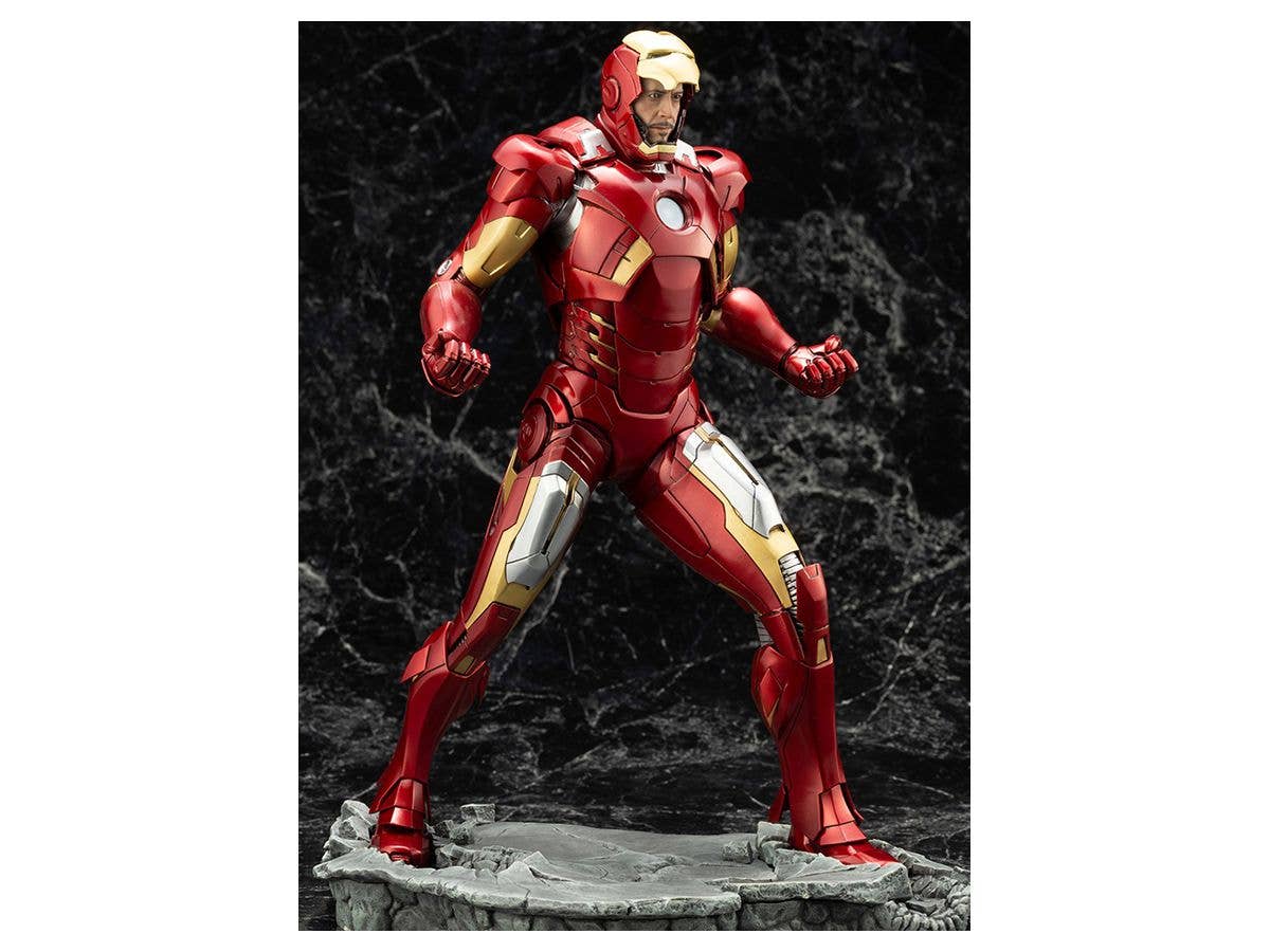 Kotobukiya 1/6 Avengers Series Marvel Avengers Movie Iron Man Mark 7 Artfx Statue | 4934054016464