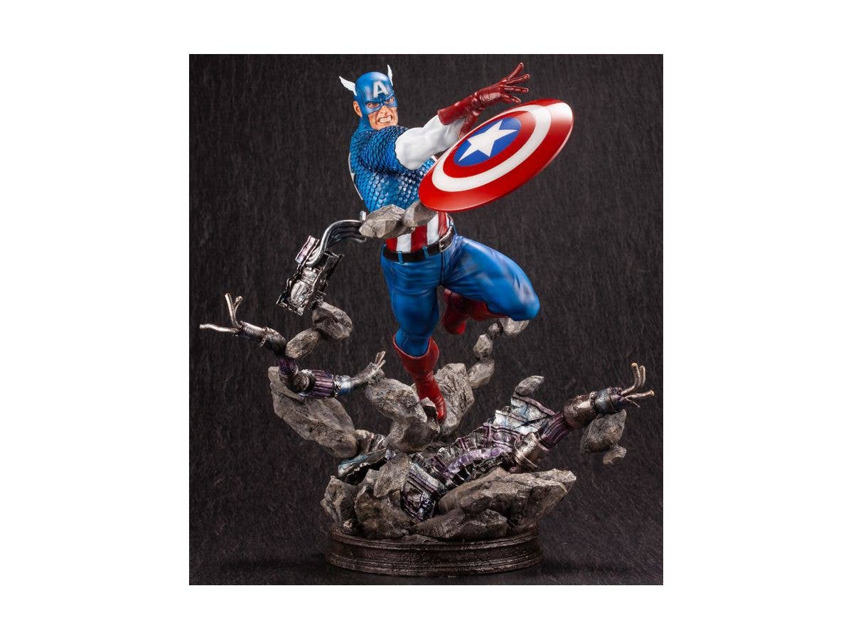 Kotobukiya 1/6 Captain America Avengers Fine Art Statue, Marvel Universe Series | 4934054023943