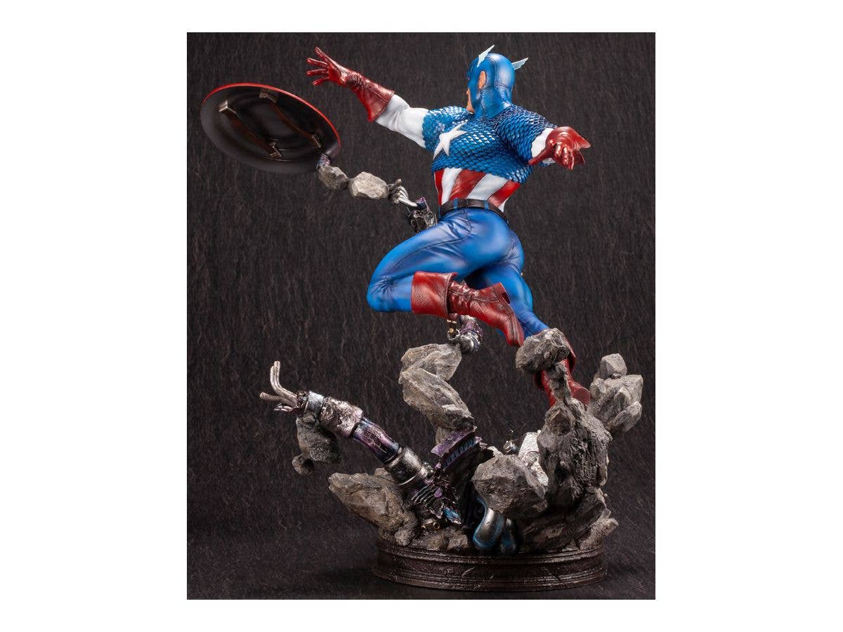 Kotobukiya 1/6 Captain America Avengers Fine Art Statue, Marvel Universe Series | 4934054023943