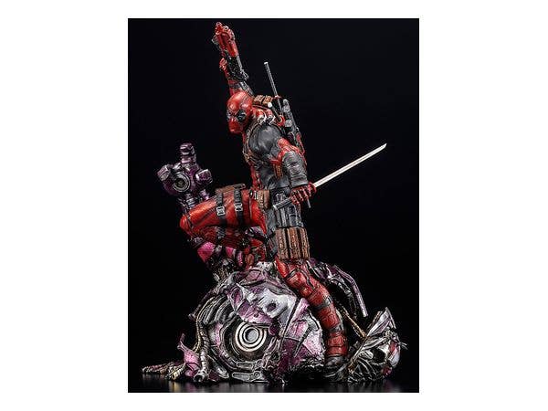 Kotobukiya 1/6 Marvel Universe Series Deadpool Fine Art Statue Signature Series -Featuring The Kucharek Brothers, Cold Cast Statue | 4934054035946