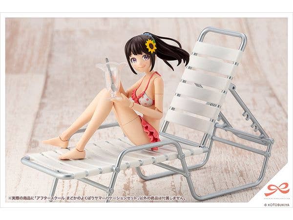 Kotobukiya 1/10 Sousai Shojo Teien Series After School Madoka's Well-Deserved Summer Vacation Set | 4934054043415