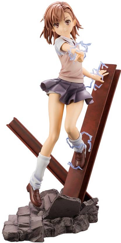 Kotobukiya 1/7 Toaru Majutsu no Index III Series Mikoto Misaka Pre-painted PVC Statue | 4934054006113