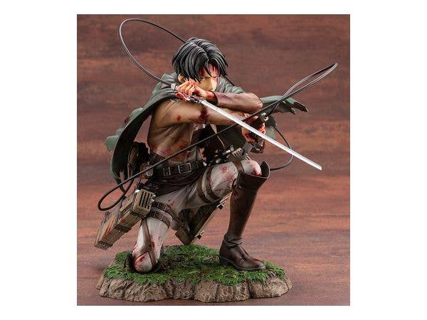 Kotobukiya 1/7 Attack on Titan Series ARTFX J Levi Fortitude ver., Pre-Painted PVC Statue | 4934054016945
