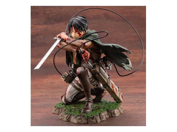 Kotobukiya 1/7 Attack on Titan Series ARTFX J Levi Fortitude ver., Pre-Painted PVC Statue | 4934054016945