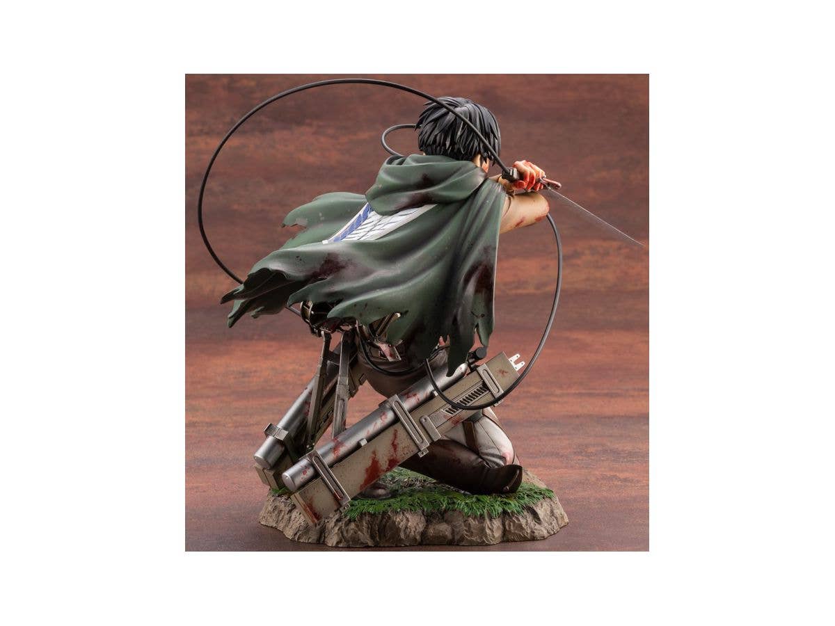 Kotobukiya 1/7 Attack on Titan Series ARTFX J Levi Fortitude ver., Pre-Painted PVC Statue | 4934054016945