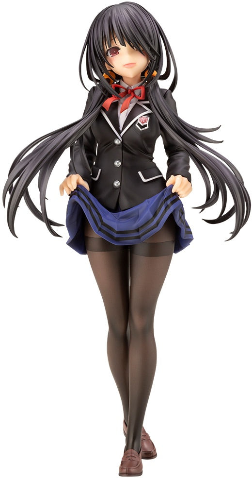 Kotobukiya 1/7 Date A Live IV Series Kurumi Tokisaki School Uniform Ver. Pre-Painted PVC Statue - P-REX Hobby