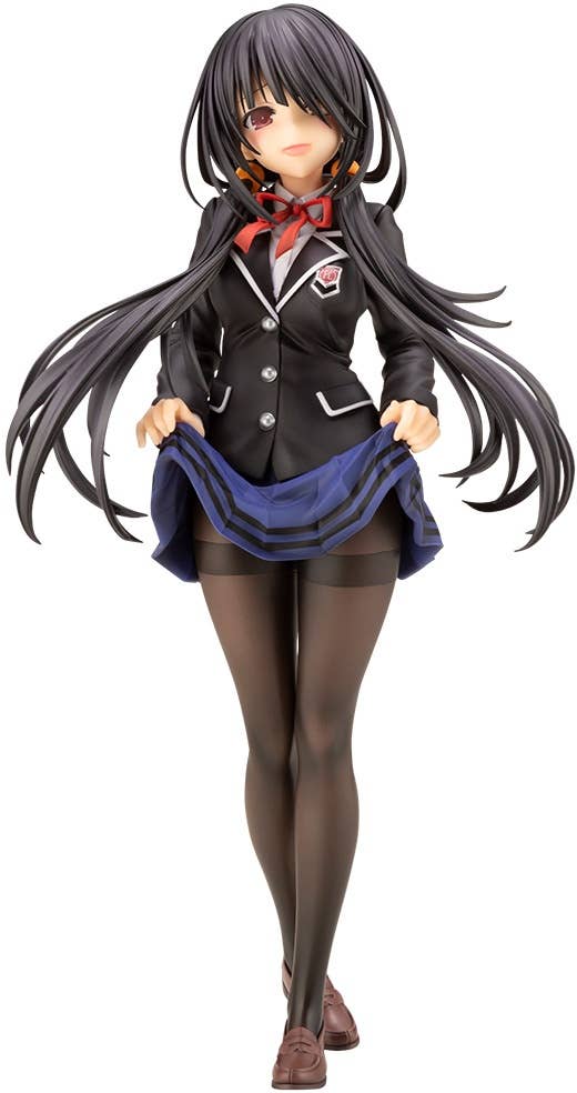 Kotobukiya 1/7 Date A Live IV Series Kurumi Tokisaki School Uniform Ver. Pre-Painted PVC Statue | 4934054033270