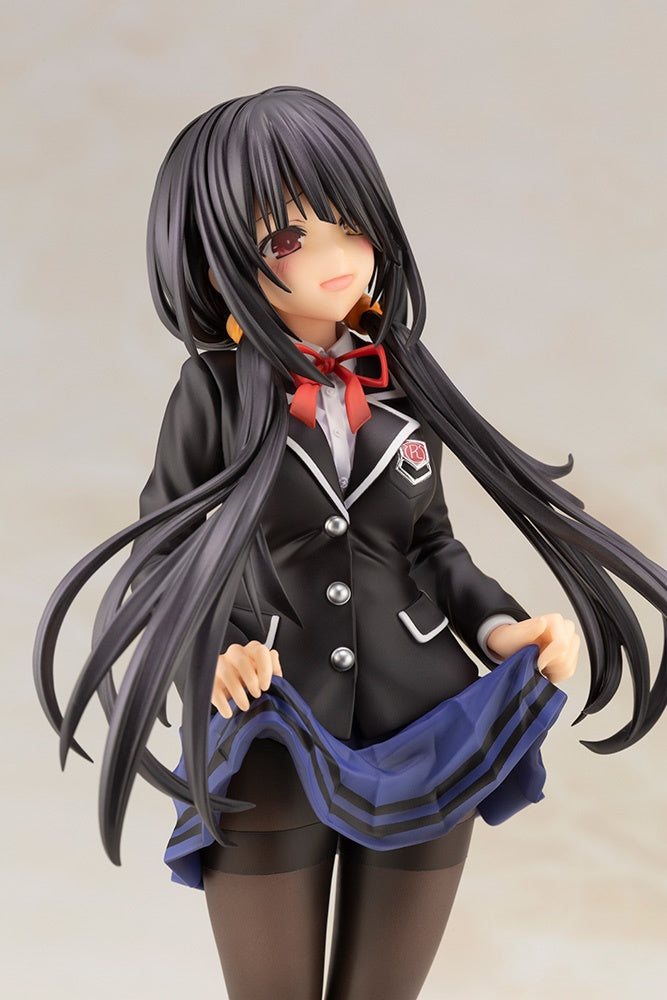 Kotobukiya 1/7 Date A Live IV Series Kurumi Tokisaki School Uniform Ver. Pre-Painted PVC Statue - P-REX Hobby