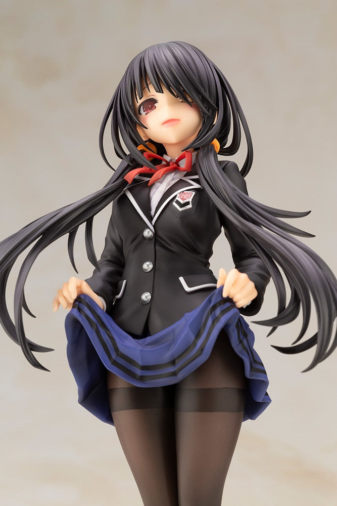 Kotobukiya 1/7 Date A Live IV Series Kurumi Tokisaki School Uniform Ver. Pre-Painted PVC Statue - P-REX Hobby