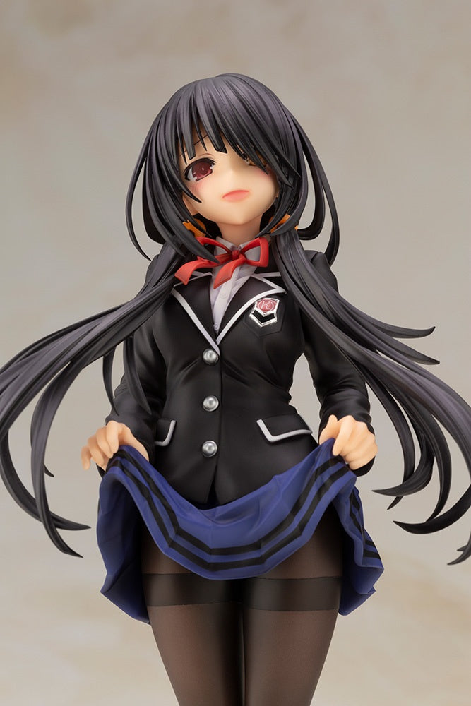 Kotobukiya 1/7 Date A Live IV Series Kurumi Tokisaki School Uniform Ver. Pre-Painted PVC Statue - P-REX Hobby