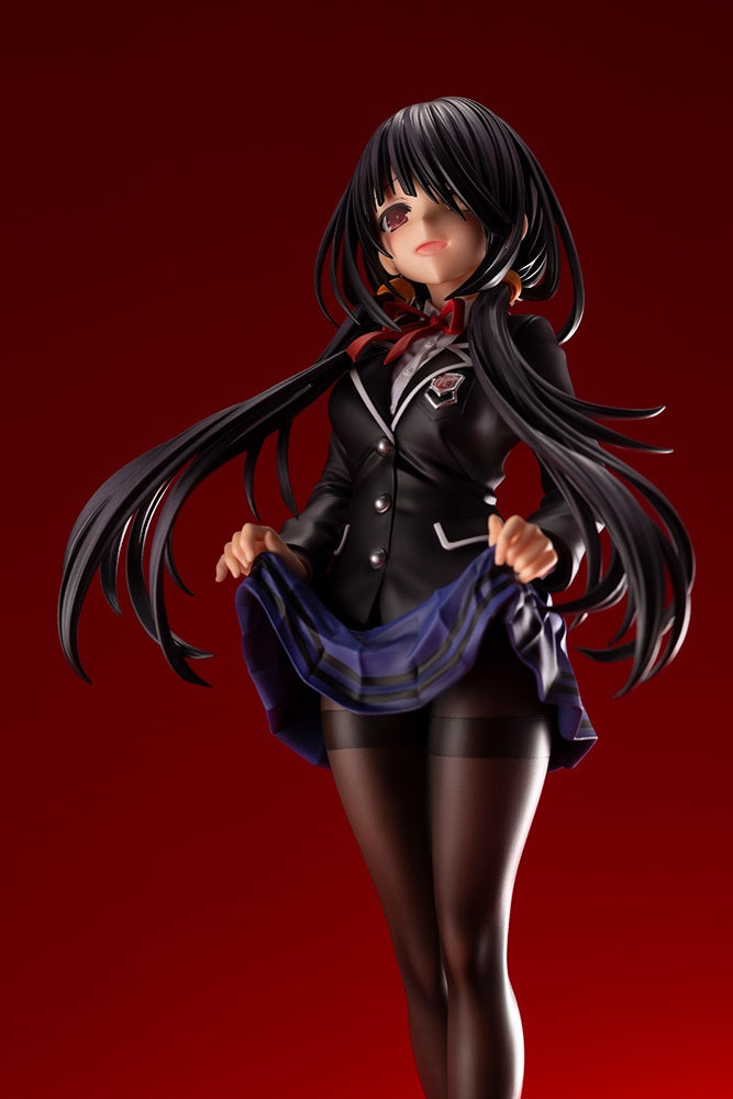 Kotobukiya 1/7 Date A Live IV Series Kurumi Tokisaki School Uniform Ver. Pre-Painted PVC Statue - P-REX Hobby