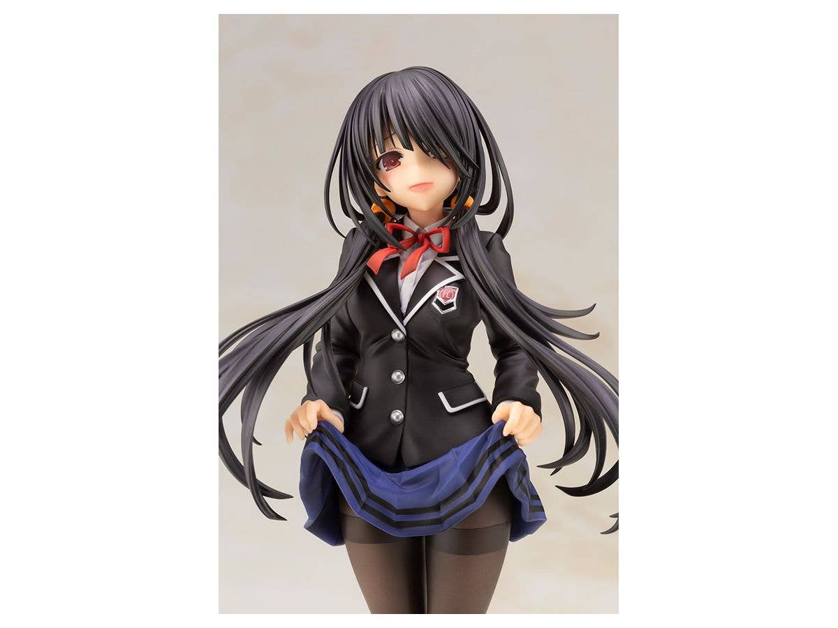 Kotobukiya 1/7 Date A Live IV Series Kurumi Tokisaki School Uniform Ver. Pre-Painted PVC Statue | 4934054033270
