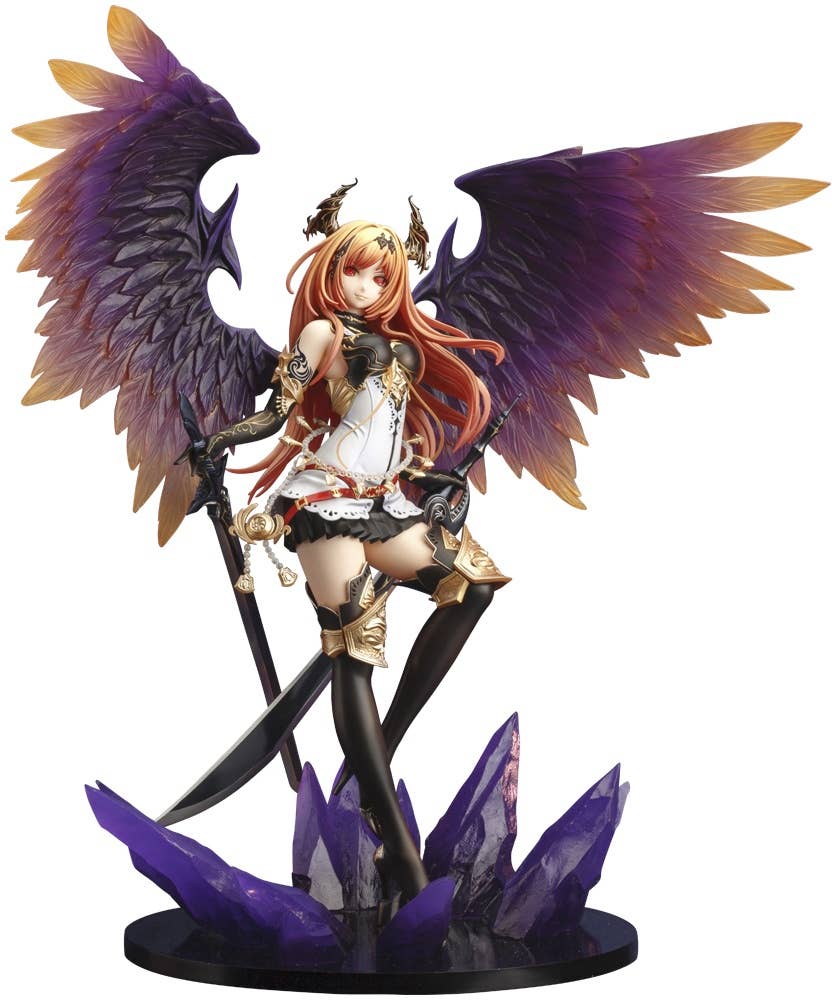Kotobukiya 1/8 Rage of Bahamut Series : 'Dark Angel Olivia Renewal Package Ver.', Pre-painted PVC Statue | 4934054033805