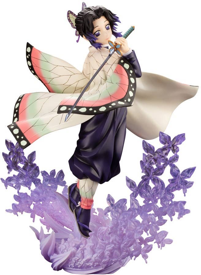 Kotobukiya 1/8 Demon Slayer Series Artfx J Shinobu Kocho, Pre-Painted PVC Statue | 4934054034833