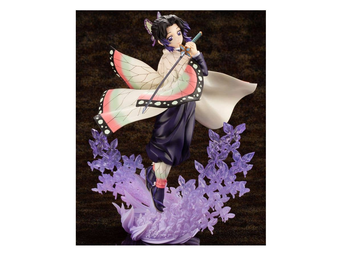 Kotobukiya 1/8 Demon Slayer Series Artfx J Shinobu Kocho, Pre-Painted PVC Statue | 4934054034833