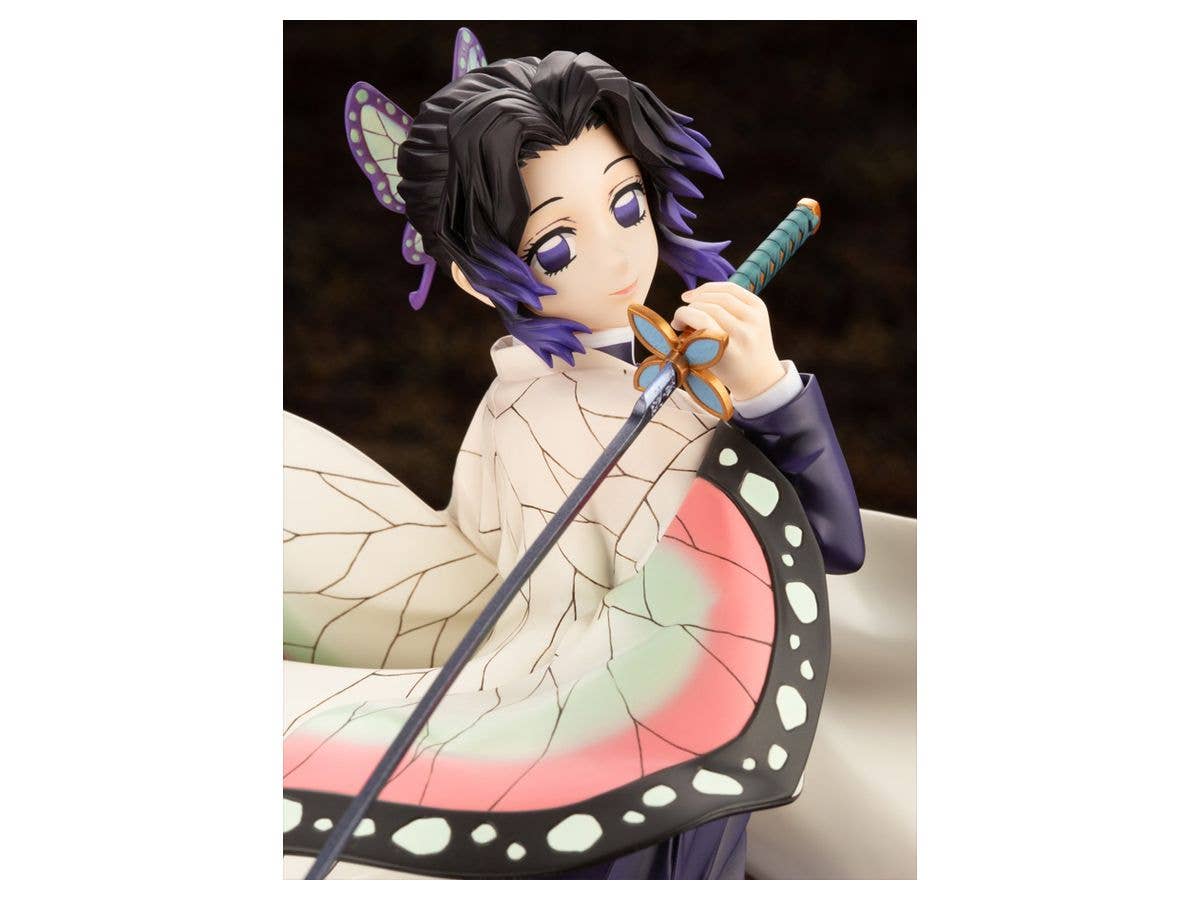 Kotobukiya 1/8 Demon Slayer Series Artfx J Shinobu Kocho, Pre-Painted PVC Statue | 4934054034833