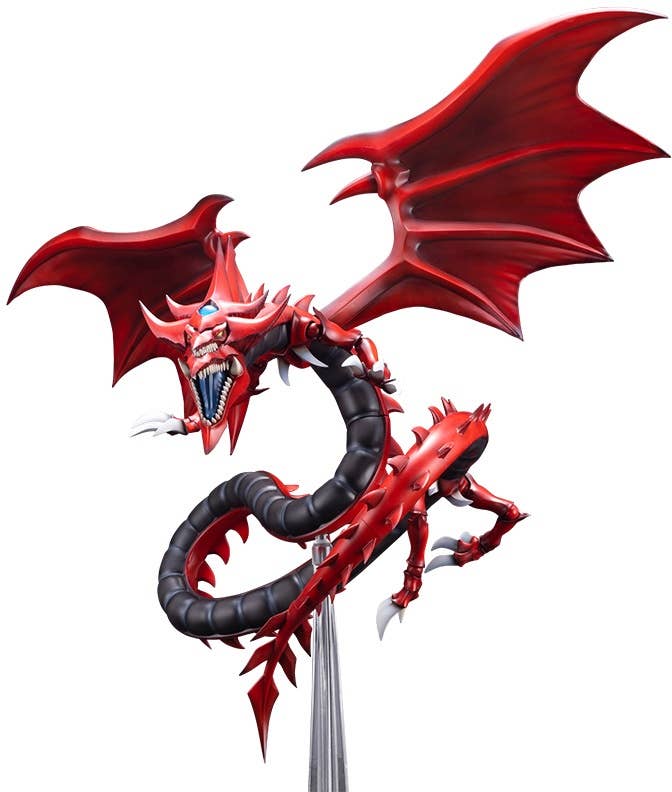 Kotobukiya YU-GI-OH Series Slifer the Sky Dragon Egyptian God Statue, Pre-painted PVC Statue | 4934054028436