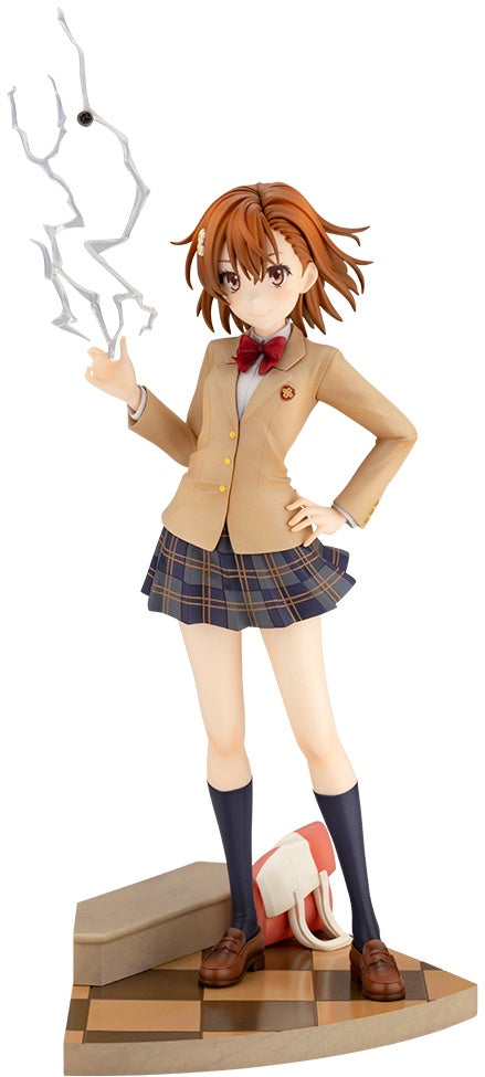 Kotobukiya 1/7 A Certain Scientific Railgun T Series Misaka Mikoto 15th Anniversary Ver., Pre-Painted PVC Statue - P-REX Hobby