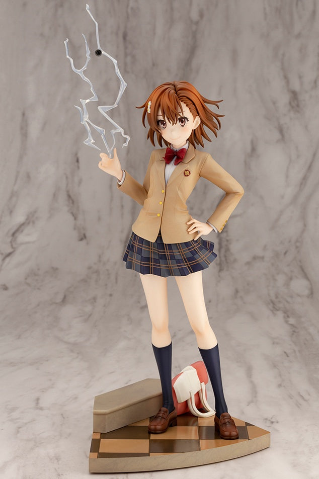 Kotobukiya 1/7 A Certain Scientific Railgun T Series Misaka Mikoto 15th Anniversary Ver., Pre-Painted PVC Statue - P-REX Hobby