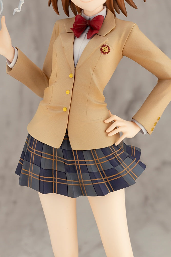Kotobukiya 1/7 A Certain Scientific Railgun T Series Misaka Mikoto 15th Anniversary Ver., Pre-Painted PVC Statue - P-REX Hobby