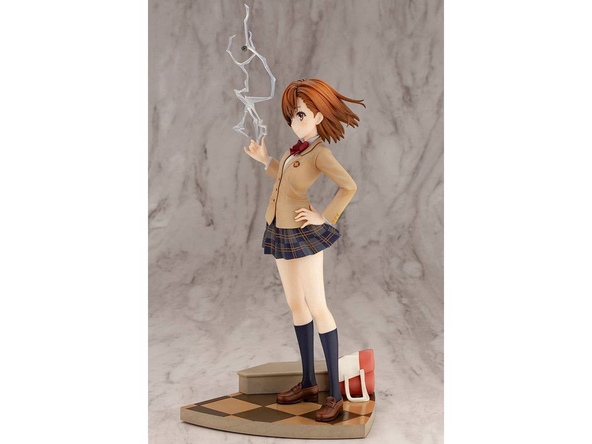 Kotobukiya 1/7 A Certain Scientific Railgun T Series Misaka Mikoto 15th Anniversary Ver., Pre-Painted PVC Statue | 4934054036493