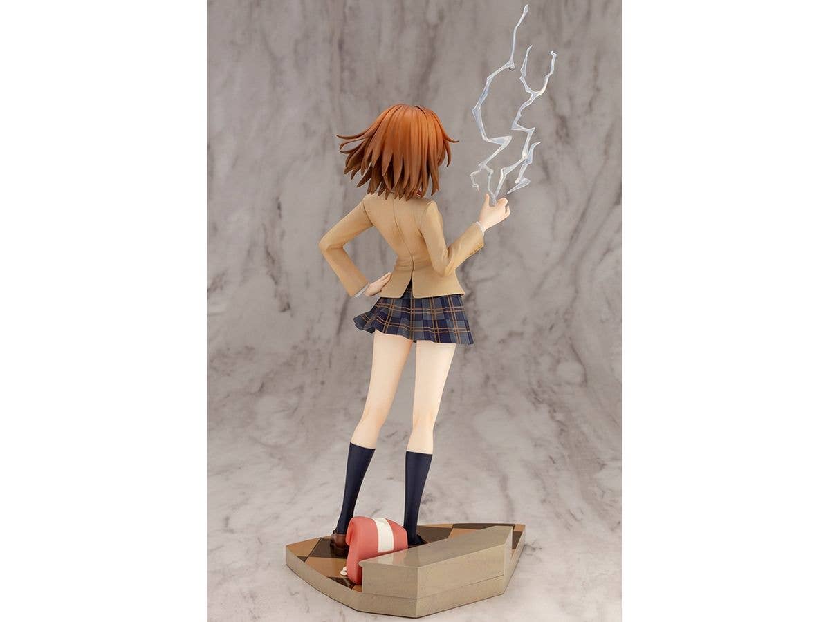 Kotobukiya 1/7 A Certain Scientific Railgun T Series Misaka Mikoto 15th Anniversary Ver., Pre-Painted PVC Statue | 4934054036493