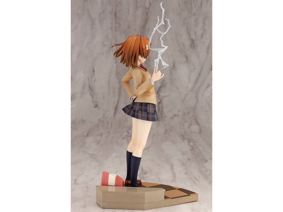 Kotobukiya 1/7 A Certain Scientific Railgun T Series Misaka Mikoto 15th Anniversary Ver., Pre-Painted PVC Statue | 4934054036493