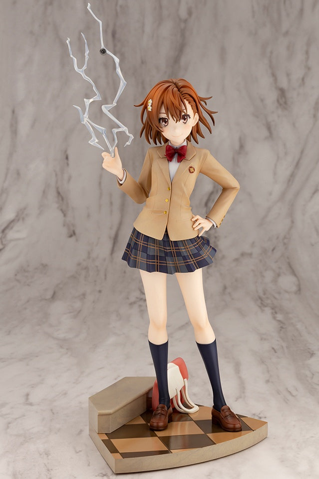 Kotobukiya 1/7 A Certain Scientific Railgun T Series Misaka Mikoto 15th Anniversary Ver., Pre-Painted PVC Statue - P-REX Hobby