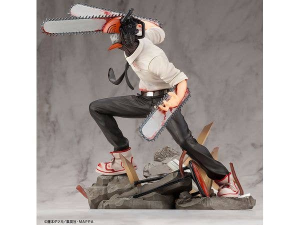 Kotobukiya 1/8 Chainsaw Man Series ARTFX J Chainsaw Man, Pre-Painted PVC Statue | 4934054037742