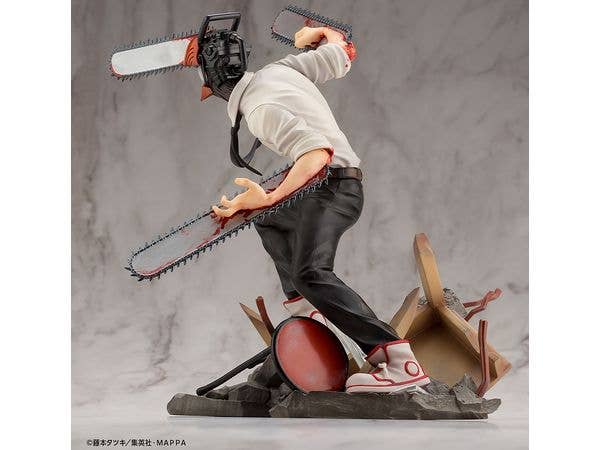 Kotobukiya 1/8 Chainsaw Man Series ARTFX J Chainsaw Man, Pre-Painted PVC Statue | 4934054037742
