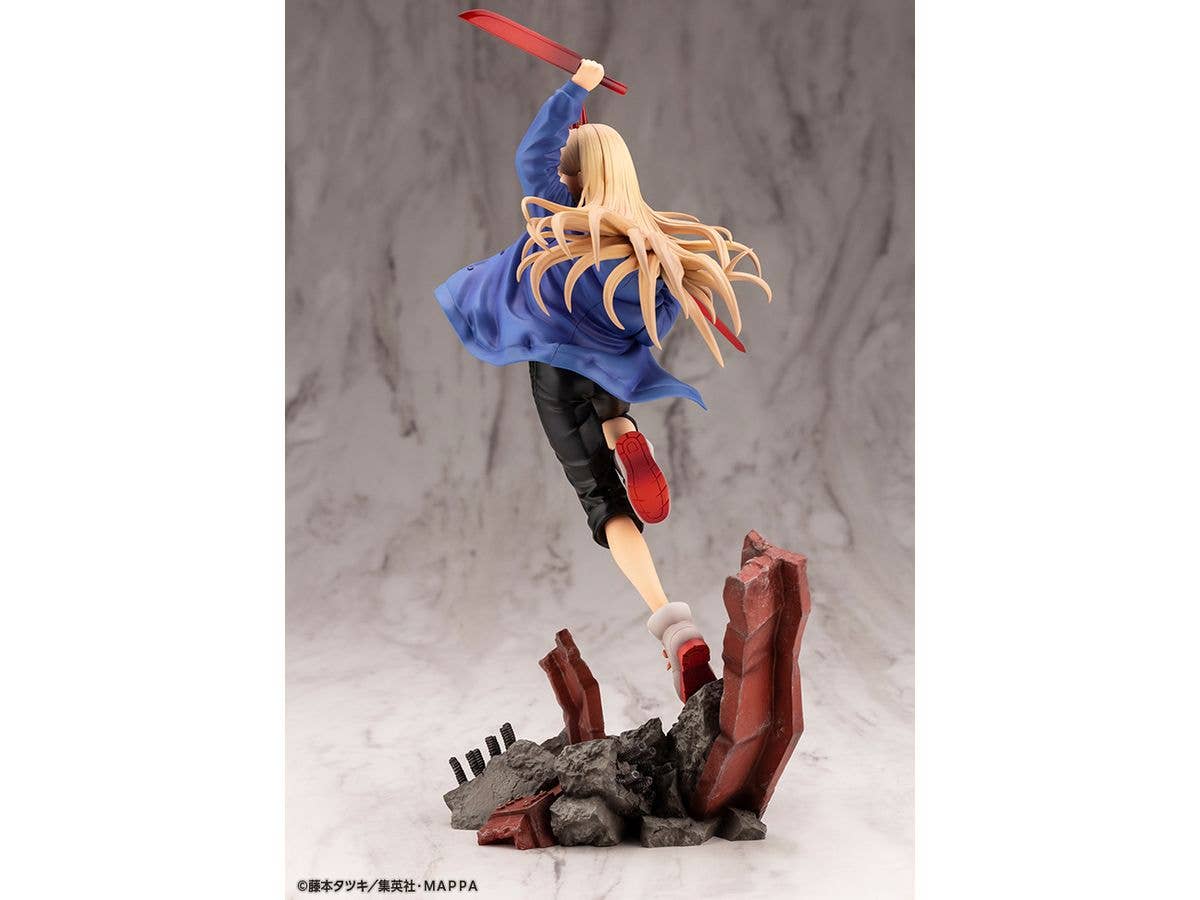 Kotobukiya 1/8 Chainsaw Man Series ARTFX J Power, Pre-Painted PVC Statue | 4934054037759