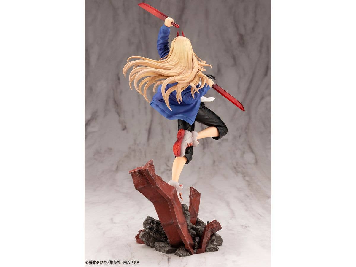 Kotobukiya 1/8 Chainsaw Man Series ARTFX J Power, Pre-Painted PVC Statue | 4934054037759
