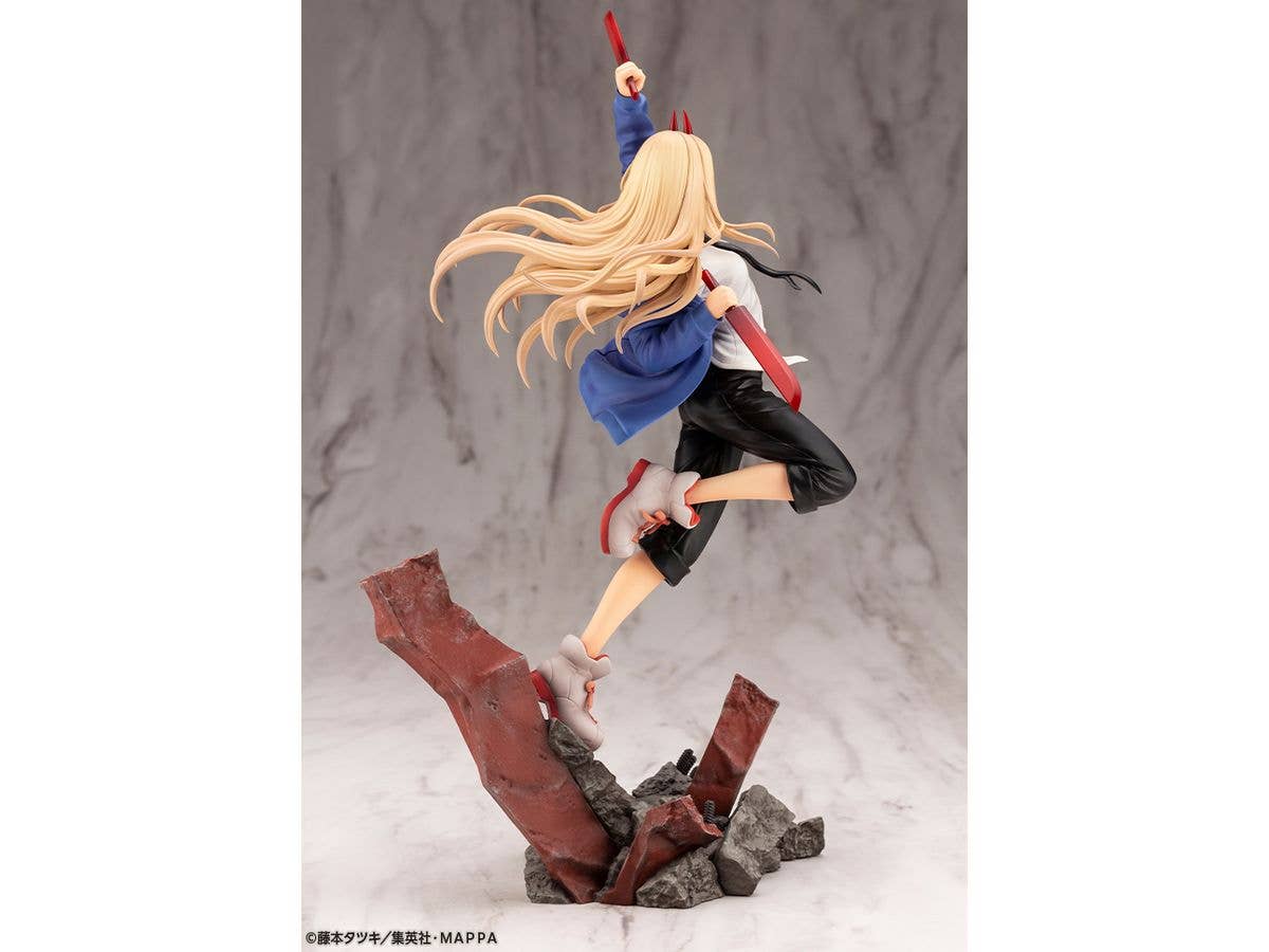 Kotobukiya 1/8 Chainsaw Man Series ARTFX J Power, Pre-Painted PVC Statue | 4934054037759