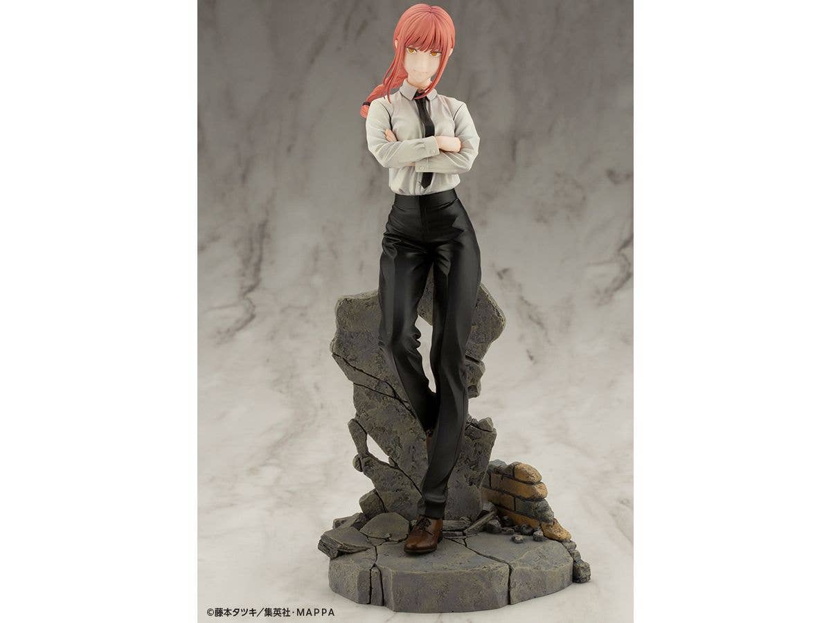 Kotobukiya 1/8 Chainsaw Man Series Artfx J Makima, Pre-Painted PVC Statue | 4934054037766