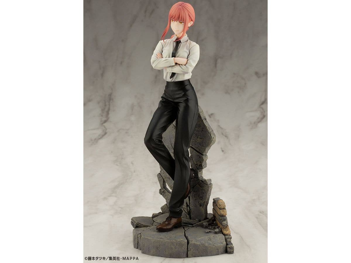 Kotobukiya 1/8 Chainsaw Man Series Artfx J Makima, Pre-Painted PVC Statue | 4934054037766